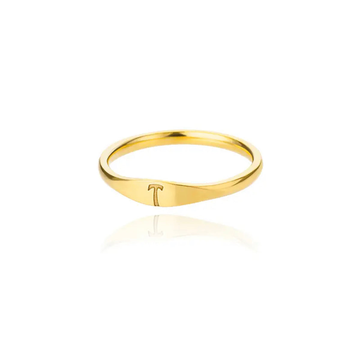 T Luv Letter Ring