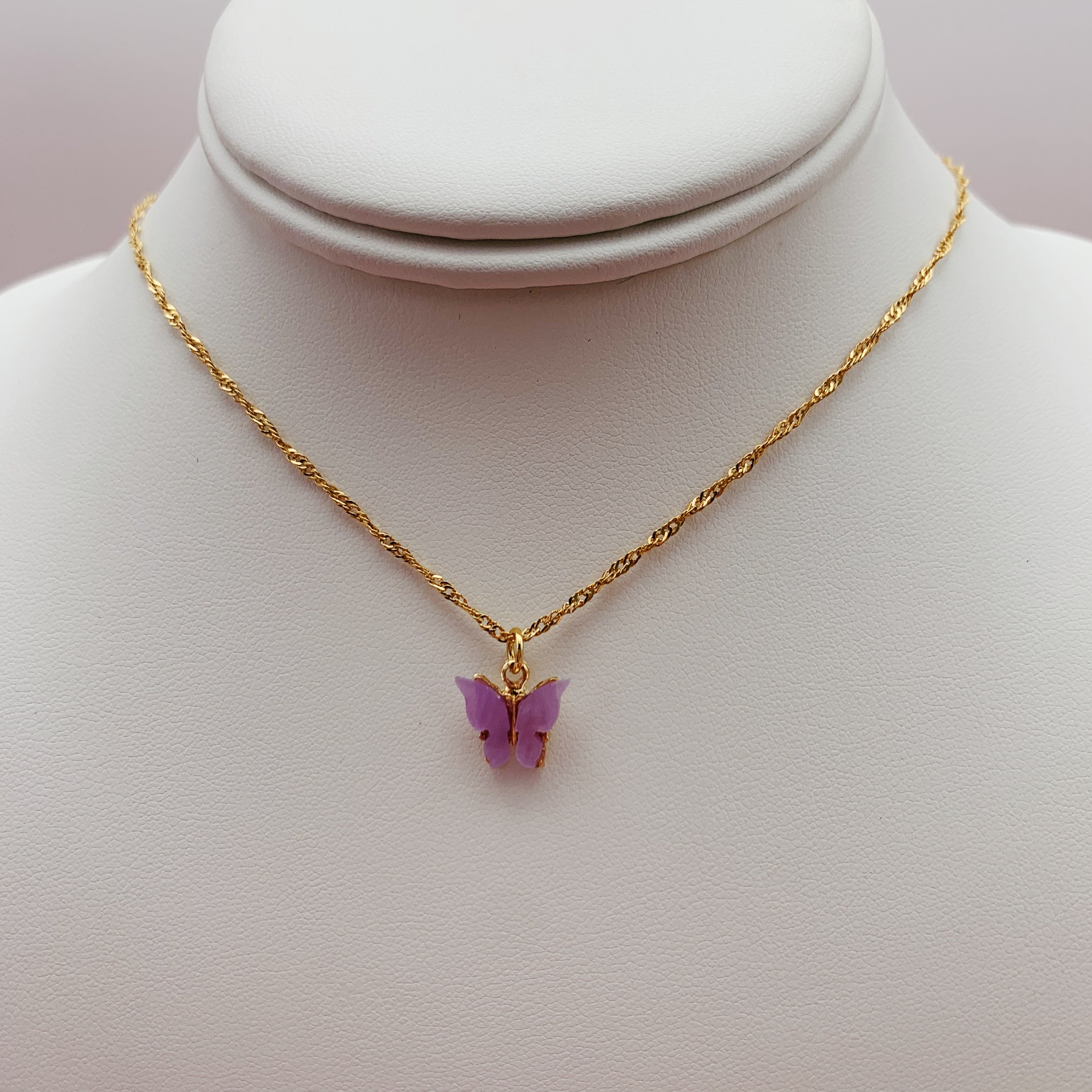 Lily Lilac Necklace (4454465896514)