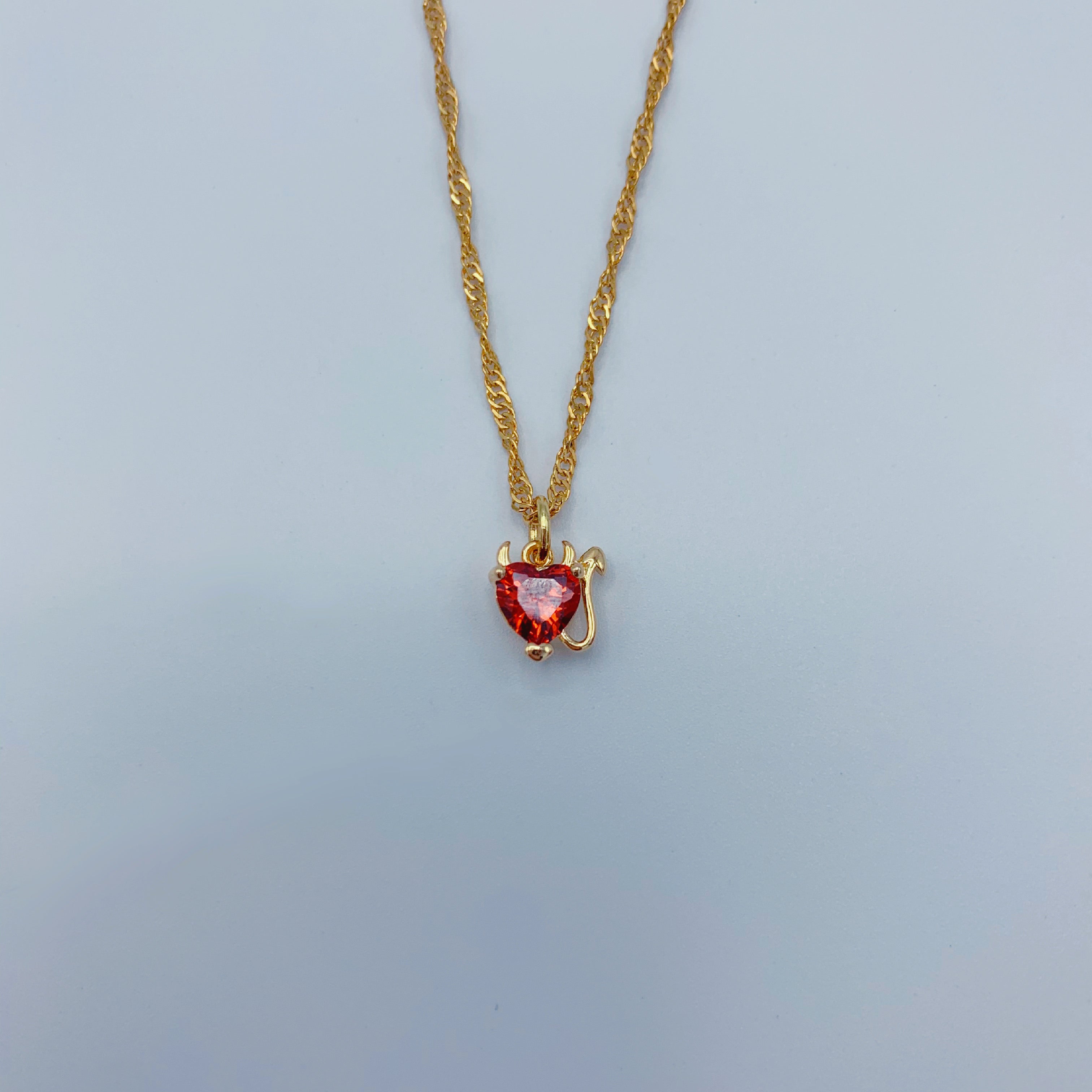 Devil In A Red Dress Necklace (4492675022914)