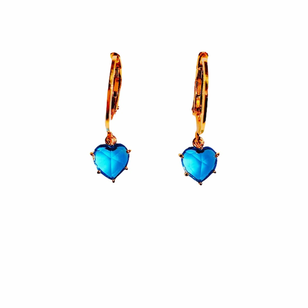 Blue Electric Earrings